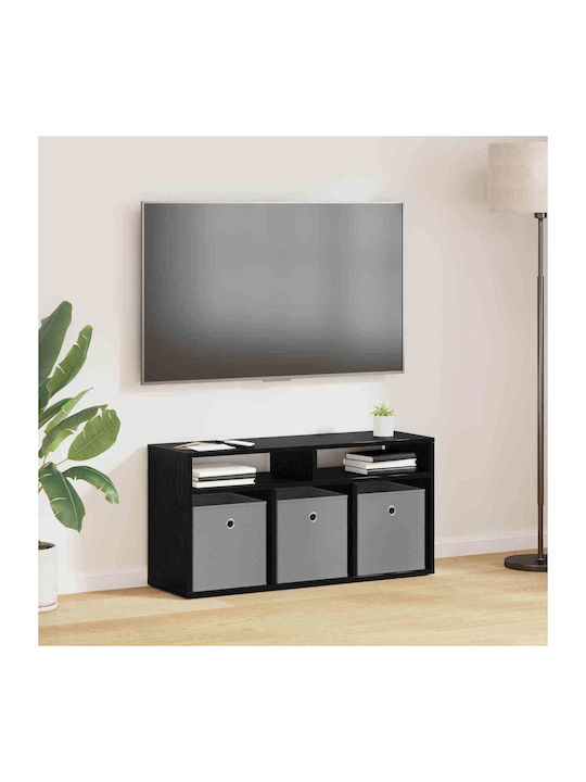 Βιβλιοθήκη Μαύρο 87x27.5x43εκ.