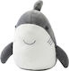Door Stop Shark Fabric Gray 2 Pieces