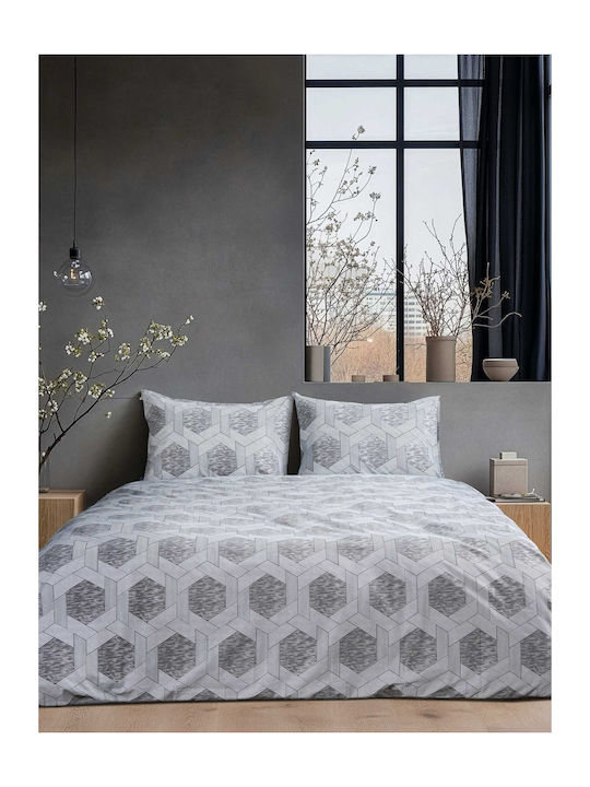 Madi Ayla Coverlet Set Single Gray 170x240cm 2 Pieces