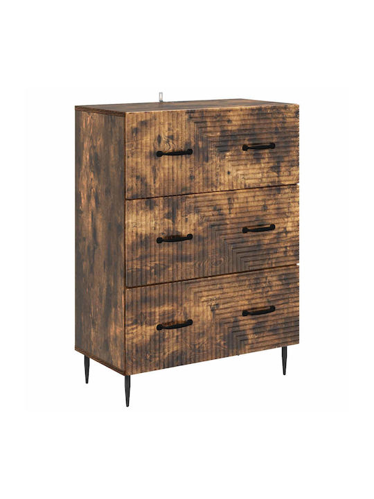 Comodă Dormitor din Lemn Maro 66x34.5x89.5 cm