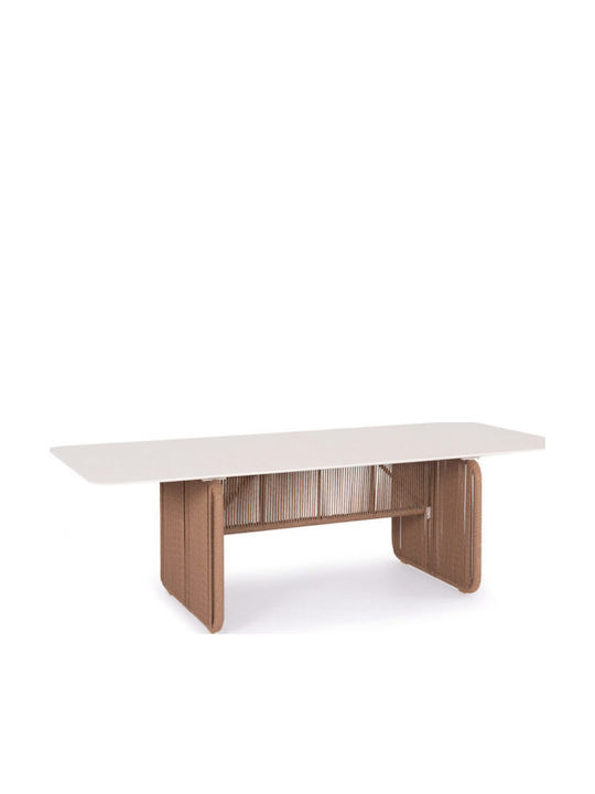 Garten- und Terrassentisch Destiny Ecru 240x100x73cm