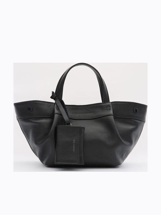 Leather Women's Shoulder Bag Black