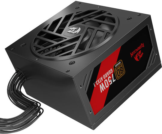Redragon Guard GC-GU03P 750W Μαύρο Τροφοδοτικό Υπολογιστή Full Wired 80 Plus Bronze