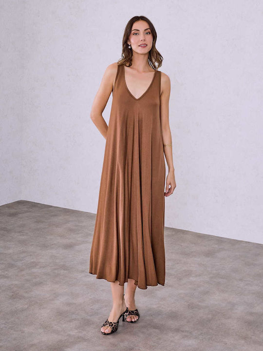 chinese dress ladies Yvette Slip Maxi Dress with Asymmetrical Hem main image 0
