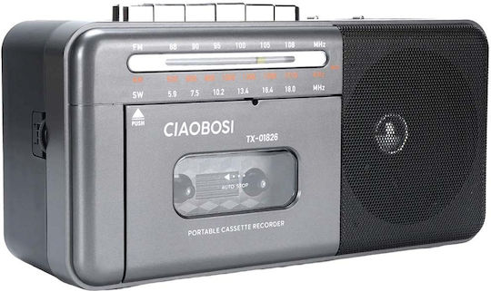 Avizar TX-01826 Retro Radio Portabil Electric cu Bluetooth Gri