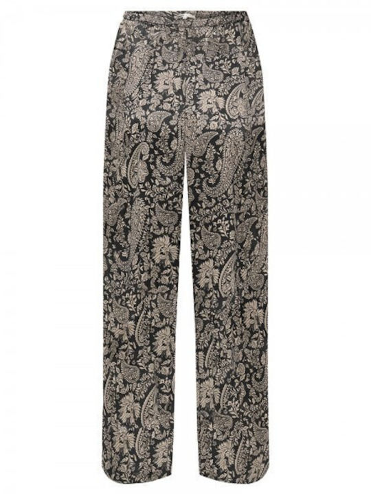 Only Damen Stoffhose Schwarz