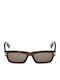 Zegna Men's Sunglasses with Brown Tartaruga Horn-Rimmed Frame and Brown Lenses EZ0282 54N