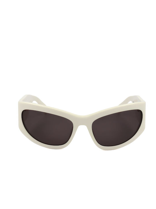 Blumarine Unisex Sunglasses with White Frame SBM840