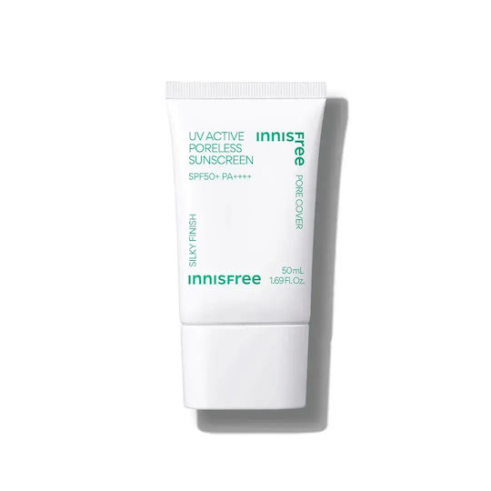 Innisfree Uv Active Poreless Sunscreen Cream Spf50+ Pa++++ 50 Ml