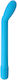 Virgite Caress Vibrator G-Punkt 18,7cm Blau