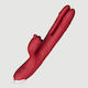 Two Finger Thruster Vibrator Kaninchen Rot