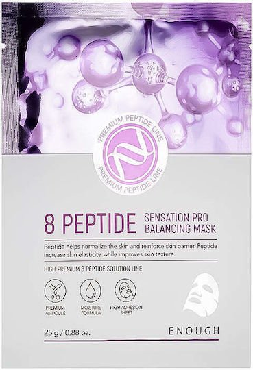 Enough Fabric Face Mask Peptides 8 Peptide Sensation Pro Balancing Mask 1 Pc