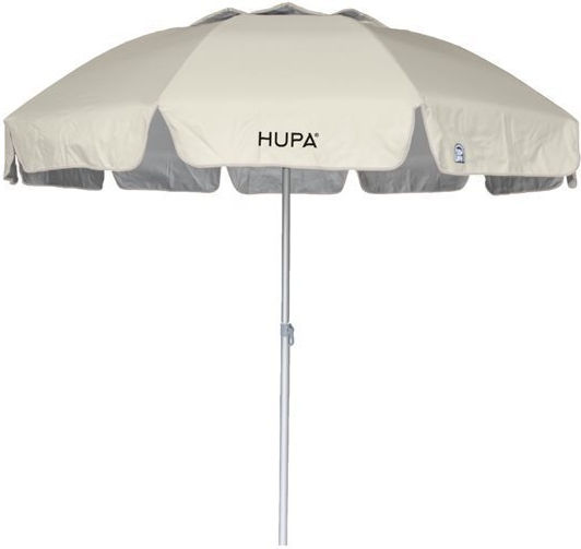 Hupa Ultrasol Aluminum Beach Umbrella Diameter 2m with UV Protection and Air Duct Brown