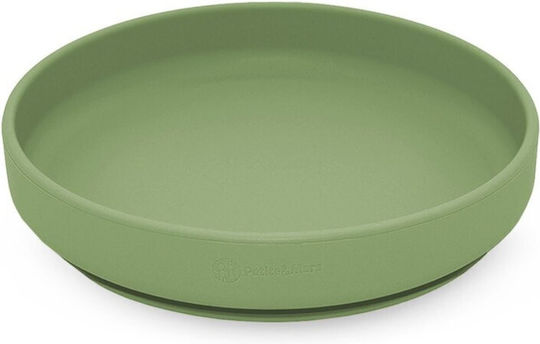 Petite & Mars Farfurie de Mâncare pentru Copii din Silicon Verde