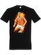 T-shirt Μαύρο