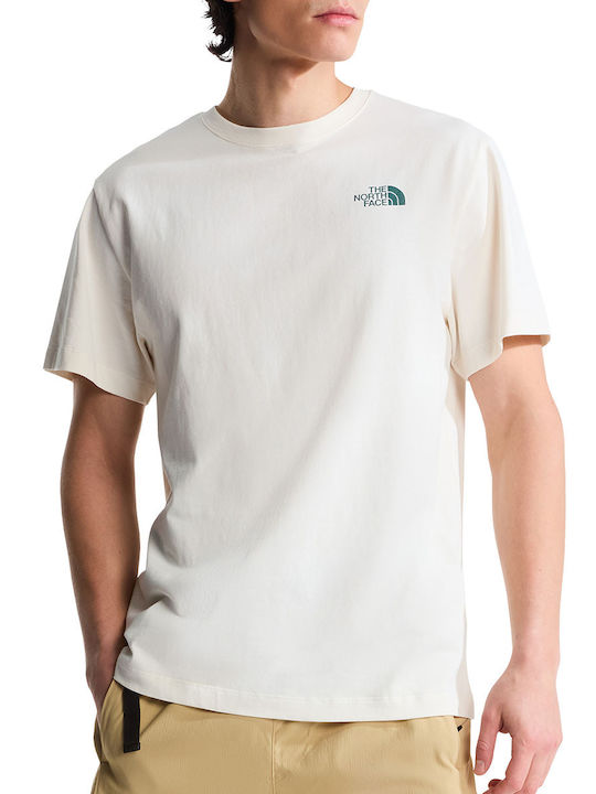 The North Face T-shirt Εκρού The North Face T-shirt Εκρού