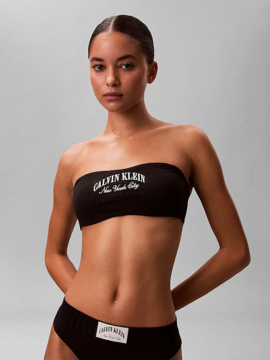Damen Sport-BH Schwarz mit Futter