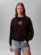 Damen Sweatshirt Schwarz