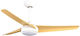 Eurolamp Ανεμιστήρας Οροφής 132cm με Φως Καφέ /...