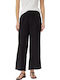 Damen Stoffhose Schwarz