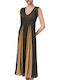 Midi Abendkleid Schwarz
