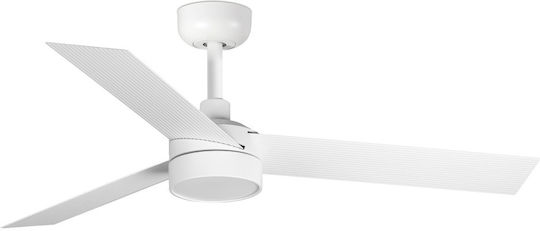 Faro Barcelona Cruiser S SWT Ventilator De Tavan 106cm Cu Lentile De Mărire Alb