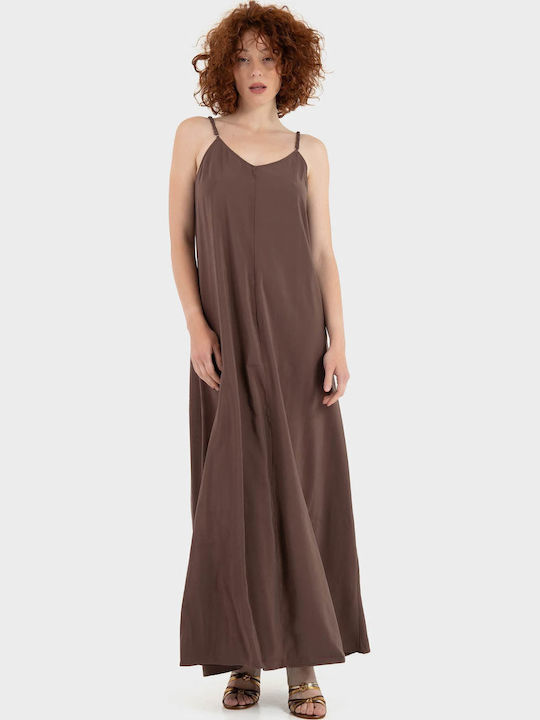Only Rochii De Vară Pentru Femei Maxi Rochie Maro