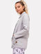 Women's Double Sided Jacket for Winter Silver