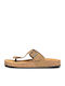 Leder Herrensandalen in Grau Farbe