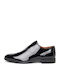 Herrenschuhe aus Lackleder Schwarz