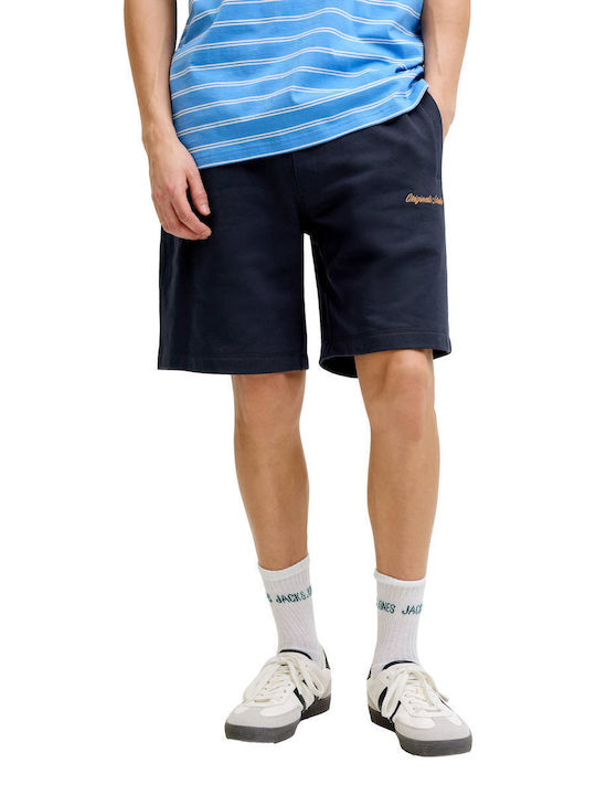 Jack & Jones Αθλητική Ανδρική Βερμούδα Μπλε