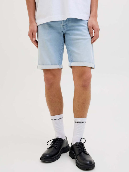 Jjirick Men's Denim Light Blue Bermuda Shorts