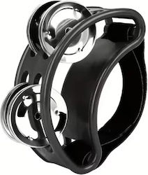 Performance Percussion Black Plastic Foot Tambourine