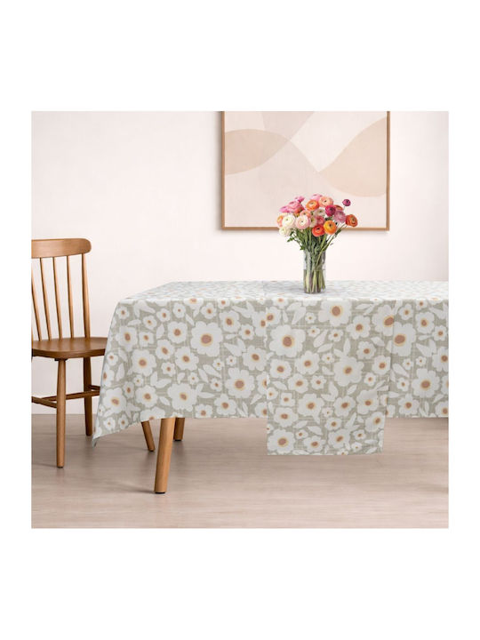 Dimeco Dimeco Tischdecke Diana Braune 180x180cm