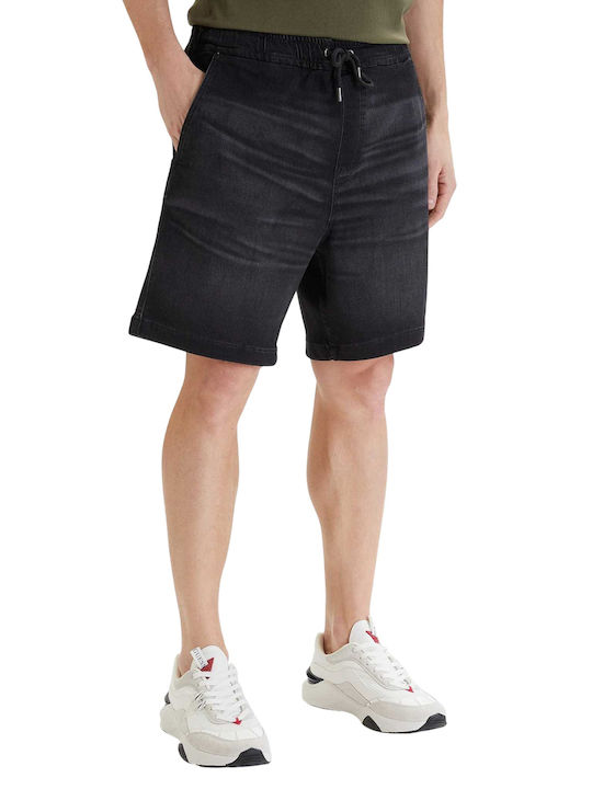 Guess Ανδρική Βερμούδα Τζιν Black