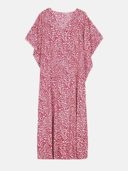 Φόρεμα Maxi Ζώνη Μέγεθος One Size Ροζ