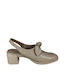 Pantofi Cu Toc Bej