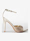 Women's Sandals with Strass Gold