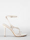 Fabric Women's Sandals Beige