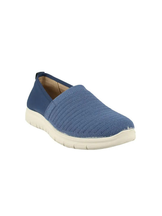 Antrin Women's Moccasins in Blue Colour