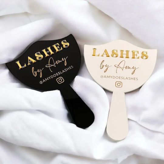 Lash Prop Face Shield White Lashes Only + Καθρέφτης