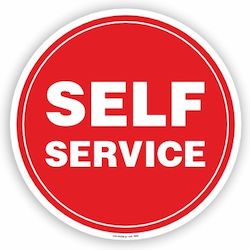 Self Service Αυτοκολλητο Pvc Φ13 Ινfosign 17884 Self Service Αυτοκολλητο Pvc Φ13 Ινfosign 17884