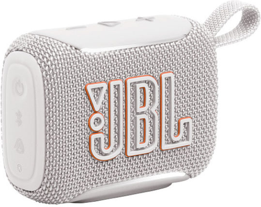 JBL Go 5 Waterproof Bluetooth Speaker 4.8W with Battery Life up to 10 Hours White
