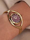 Storm Womens Watch 50mm Battery With Gold Metal Bracelet
