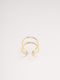 Late Again Damenring aus vergoldetem Silber