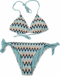 Water Line Set Bikini Γαλάζιο