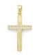 Daskalakis Women's Gold Cross 9K Without Chain
