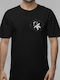 T-shirt Διπλής Όψης I Need More Space Μαύρο