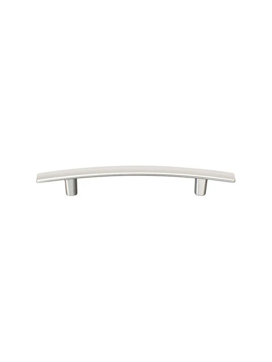 X-IT Mâner Pentru Mobilier Din Metal În Culoare Argintie Cu Centrele Găurilor 96mm