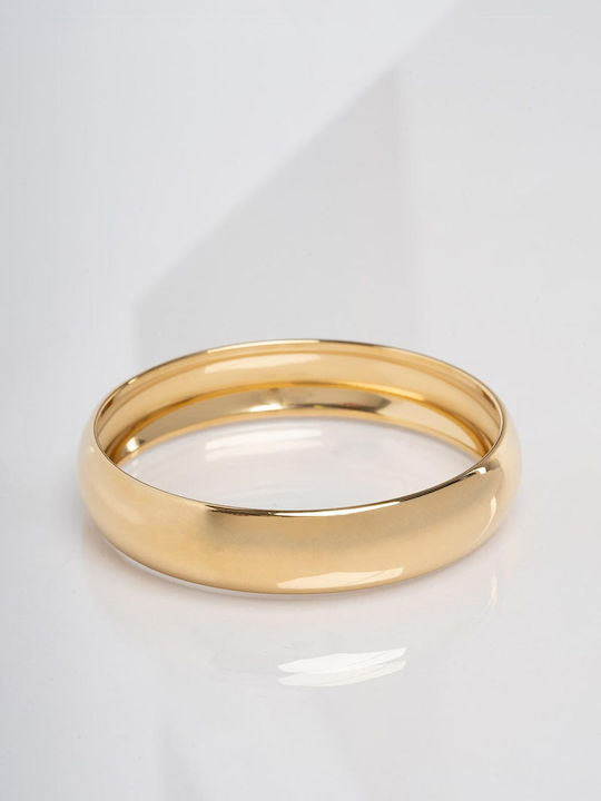 Late Again Women's Bracelet from Stainless Steel Gold Plated 6.7cm